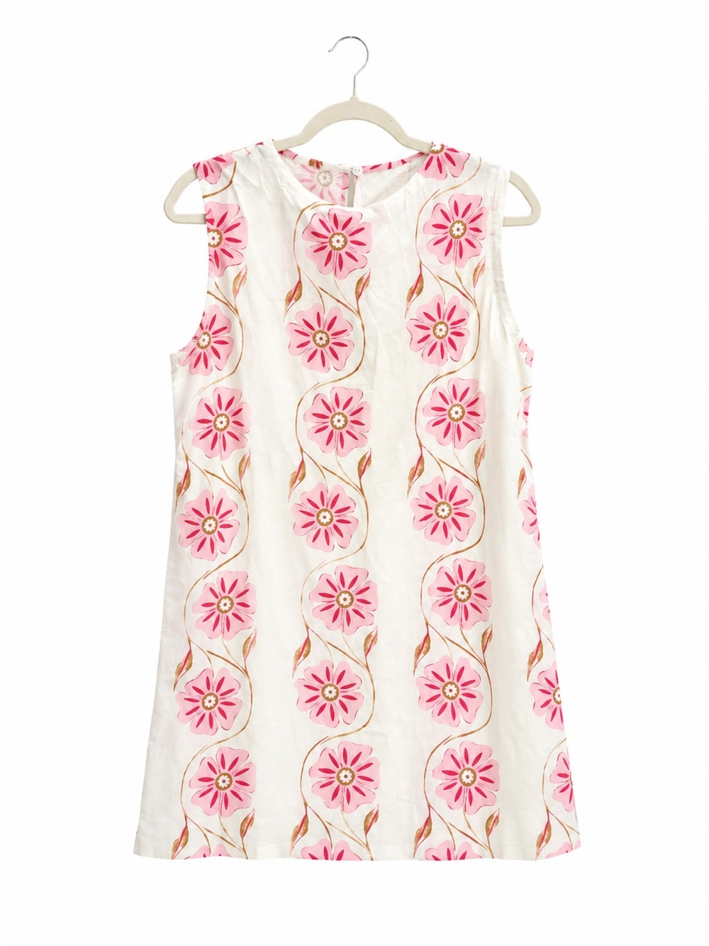 COMMENSE Romantic Print Sleeveless Mini Dress